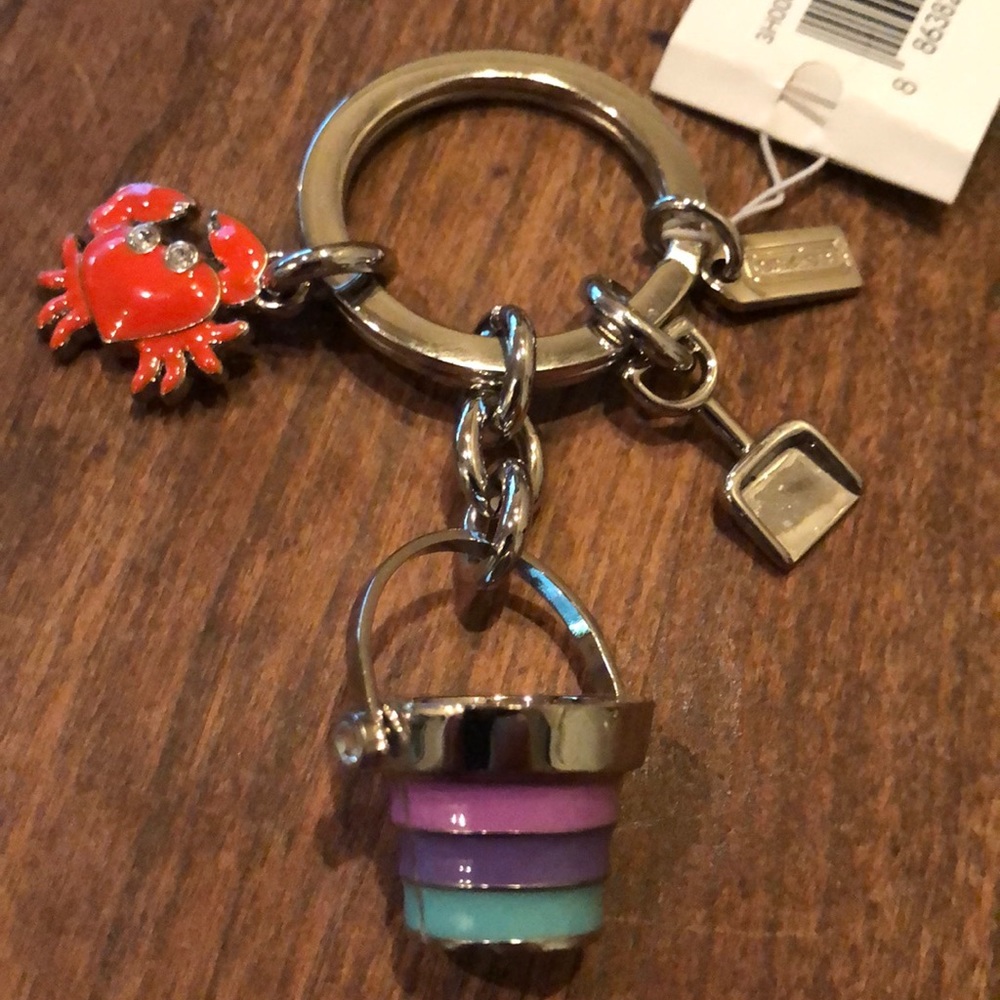 NWT Coach Beach & Ocean Keychain